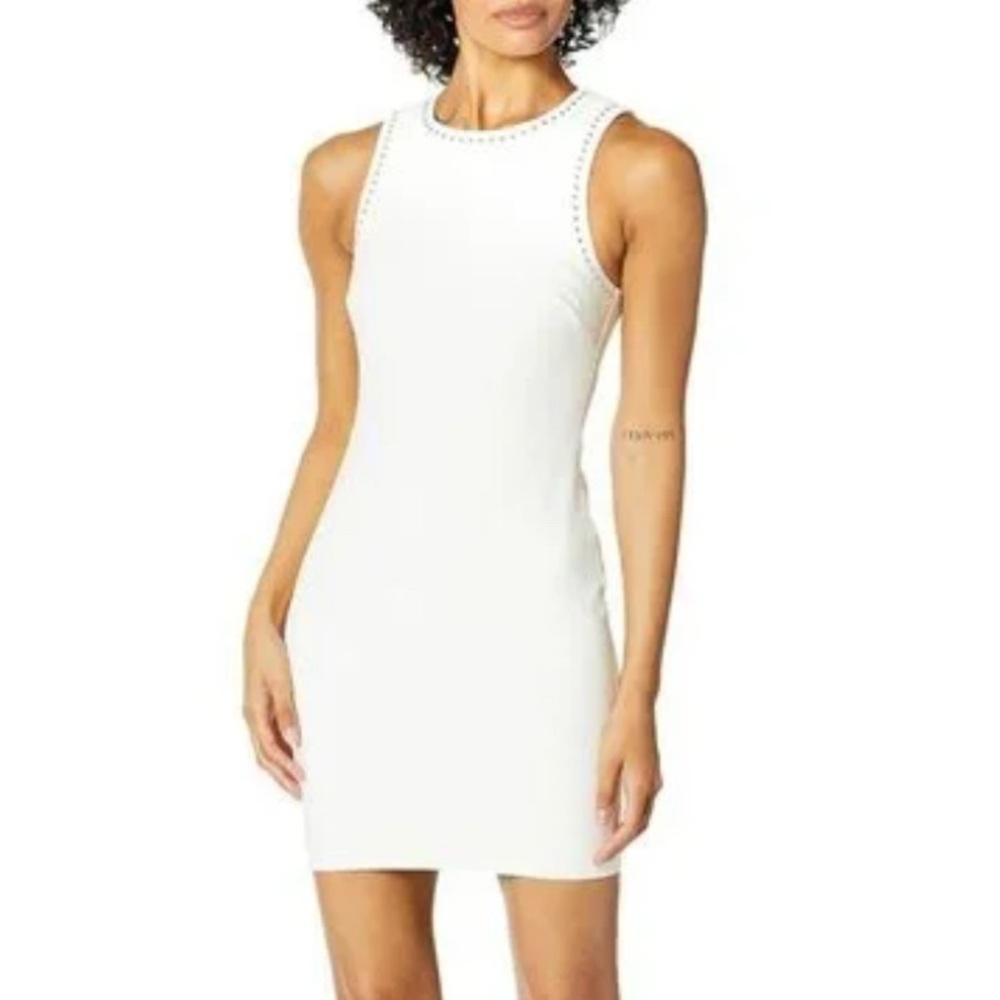 Likely Elegant White Sleeveless Manhattan Dress